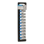Chaves caixa métricas de 1/2", 10 peças (10-19 mm)