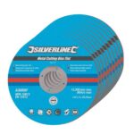 Discos planos para corte de metal. 10 unidades (115 x 3 x 22,23 mm)