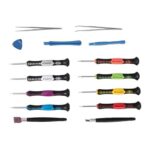 Conjunto de ferramentas para reparação de telemóveis, 16 peças