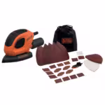 Lixadora Mouse 55W com 15 acessórios e bolsa Black&Decker