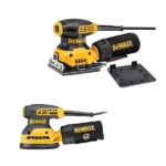 Kit inclui  Lixadora Vibratória 230W 1/4 folha  + Lixadora Rotorbital 280W Ø125mm DeWalt