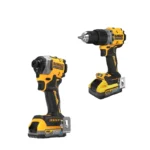 Kit inclui Berbequim Percussão + Aparafusadora Impacto + 2 baterias PowerStack + mala TSTAK DeWalt